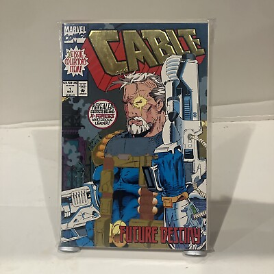 #ad CABLE #1 FIRST ISSUE FUTURE DESTINY MARVEL COMICS 1993 Cable Comic 1