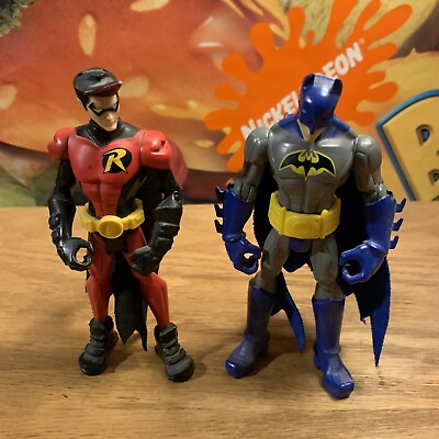 #ad Batman Power Attack ROBIN STRIKE SHIELD 5.75quot; Action Figure 2011 Mattel DC