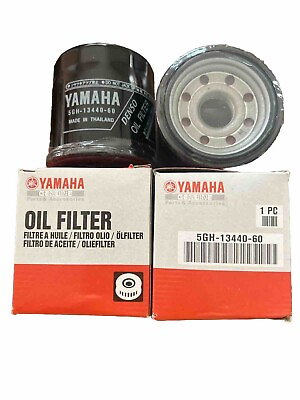 #ad NEW Yamaha Oil Filter 2 PCS 5GH 13440 61 00 Motorcycle Snowmobile ATV PWC