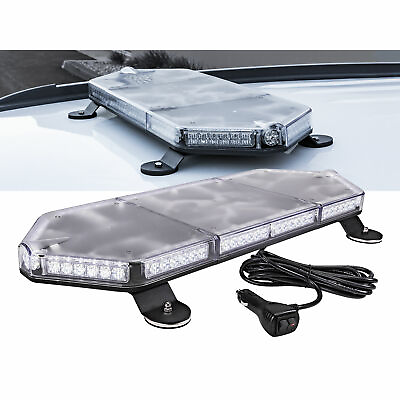 #ad NanoFlare NFMB40 26quot; 80W White LED Strobe Mini Light Bar for Tow Truck Vehicle