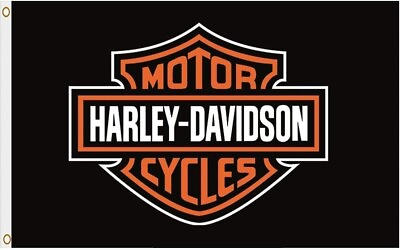 #ad #ad Harley Davidson Logo 3x5 ft Flag 2 Sided FREE Shipping