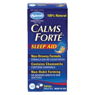 #ad Sleep Aid Calms Forte 100 Tab By Hylands