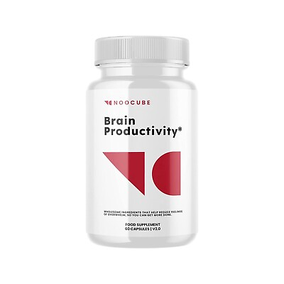 #ad Noocube Brain Productivity Pills Cognitive amp; Memory Support 60 Capsules