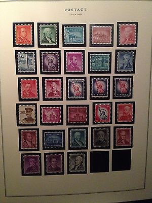 #ad 1030 1053 Liberty Series 1954 68 Mint Never Hinged 28 Stamps