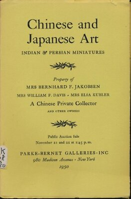 #ad Chinese and Japanese Art Indian amp; Persian Miniatures. Property of Mrs. Bern...