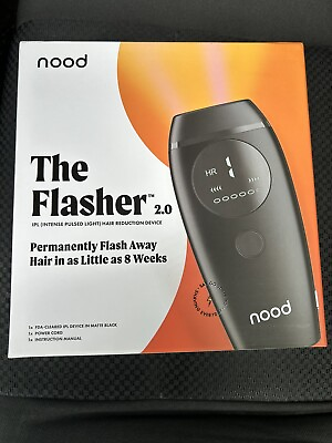 #ad NOOD THE FLASHER 2.0 KCA423 IPL INTENSE PULSED LIGHT NEW IN BOX BLACK