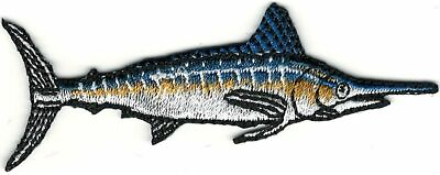 #ad 3quot; Marlin Sport Trophy Fish Embroidery Patch