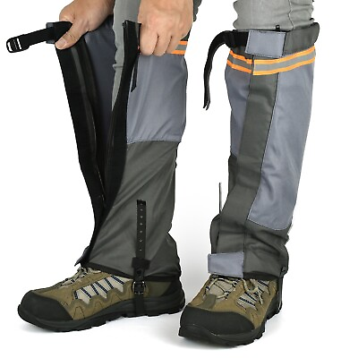 #ad Lightweight Gaiters for Hiking Waterproof w Elastic Drawstring amp; Zipper Bag