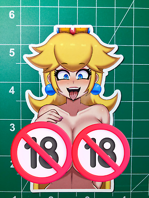 #ad Super Mario Princess Peach Anime Sticker HOT