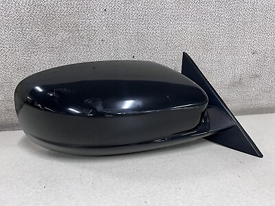 #ad 2015 2020 Dodge Charger Power Right Side View Mirror w Blind Spot Black 12 Wire