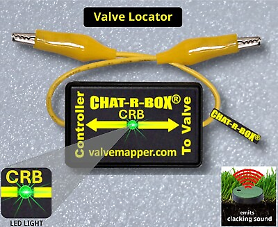 #ad ✅Lawn Valve Locator the orginal Chat R Box® w LED power indicator