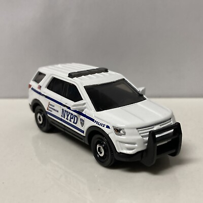 #ad 2016 Ford Explorer Interceptor Utility NYPD Collectible 1 64 Scale Diecast Model