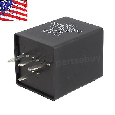 #ad 12V EP 29 LED Flasher Relay For Hyper Flash Turn Signal Decoder Load Equalizers