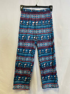 #ad Nite Nite Christmas Snoopy Soft Pajama Pants Size XL KIDS NWOT