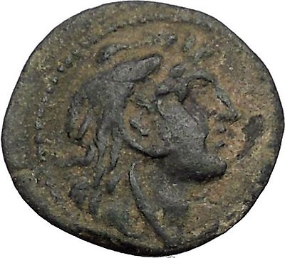 #ad ALEXANDER I BALAS 152BC Seleukid Apollo RARE R1 Ancient Greek Coin i56496
