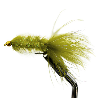 #ad Bead Head Krystal Wooly Bugger Fly Fishing Flies for Trout and Freshwater Flies