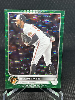#ad 2022 Topps Update Series Dillon Tate 499 Green US25 Baltimore Orioles