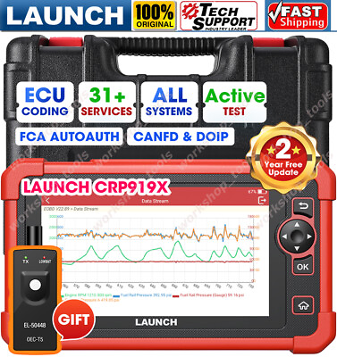 #ad LAUNCH CRP919X Elite Auto OBD2 Bidirectional All System Diagnostic Scanner Tool