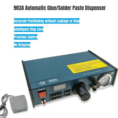 #ad Precise Digital Auto Glue Dispenser 983A Solder Paste Liquid Controller Dropper