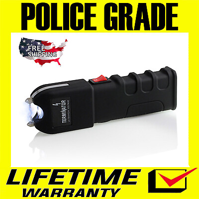 #ad Police Stun Gun SGT928 785BV Maximum Power Rechargeable With Bright Flashlight