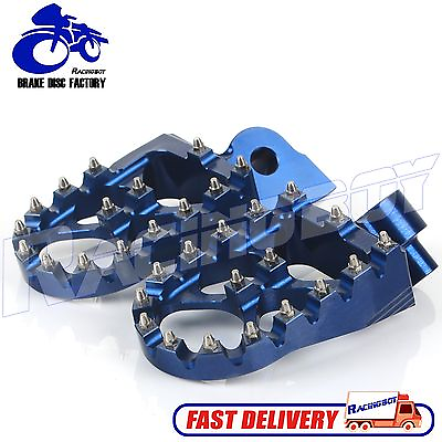 #ad 2001 2022 for Yamaha YZ 125 250 450 WR 250F 450F CNC Foot Pegs Fat Wide Footpegs