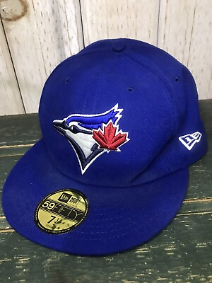 #ad New Era 59FIFTY Toronto Blue Jays Baseball Hat Cap Fitted Men#x27;s Size 7 1 2 A13