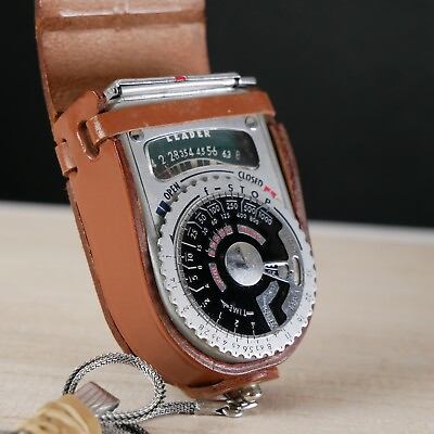 #ad Sekonic Type L VI Vintage Light Exposure Meter W Leather Case *UNTESTED*
