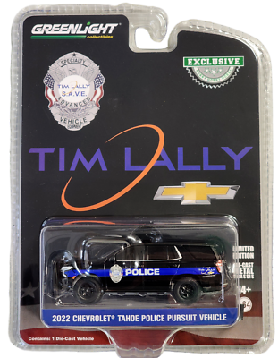 #ad #ad 1:64 GreenLight 2022 Chevrolet Tahoe Police Pursuit Hobby Exclusive Tim Lally