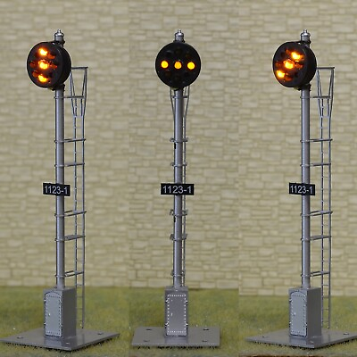 #ad #ad 1 x HO scale model railroad CPL signal Bamp;O light 3V LEDs Pennsy signal #DY7