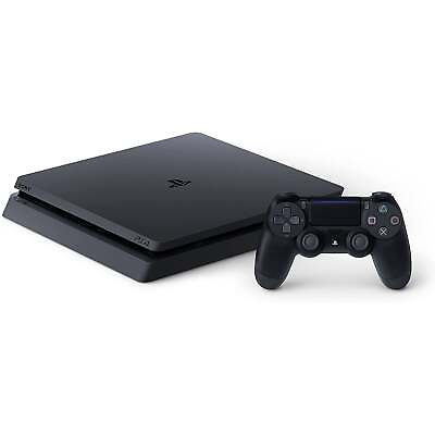 #ad Sony PlayStation 4 Slim Console 500GB Black Refurbished Good