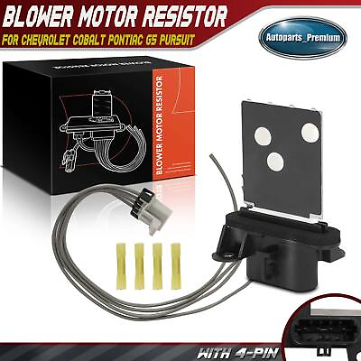 #ad Heater Blower Motor Resistor for Chevrolet Cobalt HHR Pontiac	G5 Pursuit 4 Pins