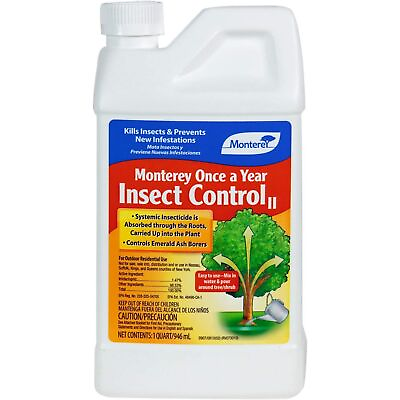 #ad Monterey Once A Year Insect Control Concentrate Insecticide Pesticide 32 Oz