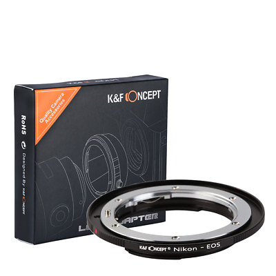 #ad Kamp;F Concept Lens Mount Adapter For Nikon F AF AI Lens to Canon EOS EF EF S Mount