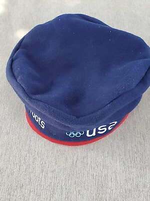 #ad 2002 U.S. Olympic Team Roots Beret Official Outfitter Hat One Size