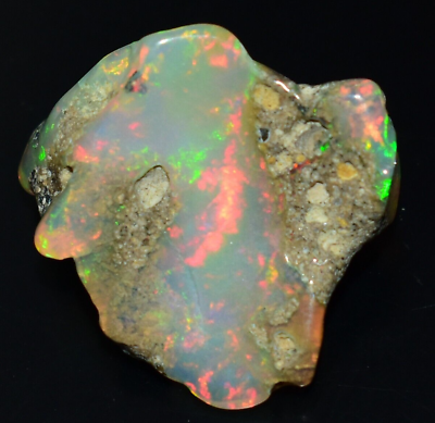 #ad Dry Opal Rough 9.75 Carat Natural Ethiopian Welo Opal Raw Fire Opal Gemstone