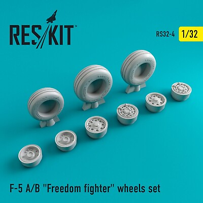 #ad ResKit RS32 0004 for Scale model kit 1:32 F 5 AB quot;Freedom fighterquot; wheels set