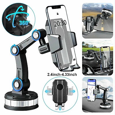 #ad Universal Car Truck Mount Phone Holder Stand Dashboard Windshield Suction Cup US