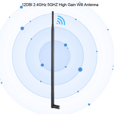 #ad 12DBI High Gain WiFi Antenna For Dual Band Wireless Devices