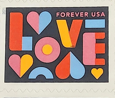 #ad One Sheet of 20 quot;Lovequot; First Class Postage Stamps Face Value $13.60