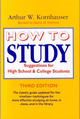 #ad How to Study: Suggestions for High School and College Students 3rd Edition