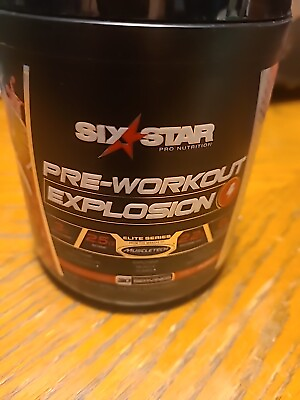 #ad Sixstar Pre Workout Explosion Fruit Punch 30 Svgs Exp May24