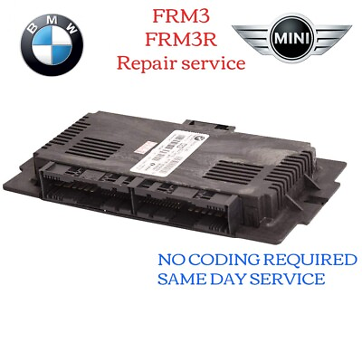 #ad #ad FRM3 FRM3R Footwell module BMW MINI REPAIR SERVICE LIFETIME WARRANTY CODED