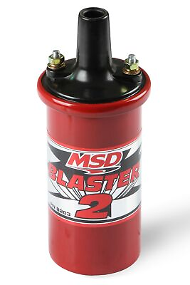 #ad 8203 MSD Ignition Coil Blaster 2 Series Ballast Resistor Red