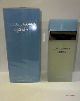 #ad Light Blue 3.3 oz 100mL Women#x27;s Eau De Toilette Spray Perfume Brand New Sealed