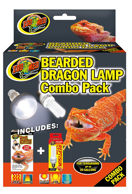 #ad Zoo Med Bearded Dragon Lamp Combo Pack