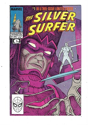 #ad silver surfer limited series 2 #1 beautiful high grade nm