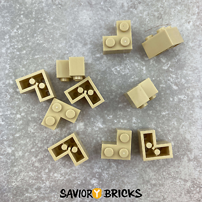 #ad LEGO 2357 Brick 2 x 2 Corner TAN 10pcs