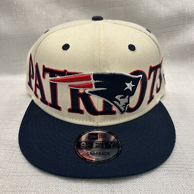#ad New England Patriots New Era 9Fifty SnapBack Adjustable Hat Navy Color