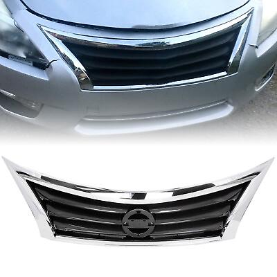 #ad For 2013 2014 2015 Nissan Altima Front Bumper Grille Upper Grill Assembly Chrome