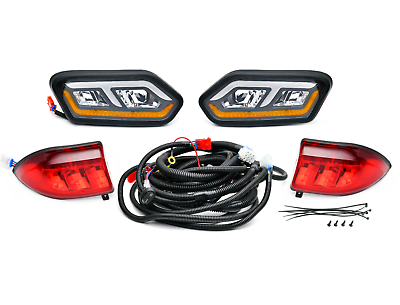 #ad #ad GTW Club Car Tempo Golf Cart LED Light Kit Headlights and Taillights